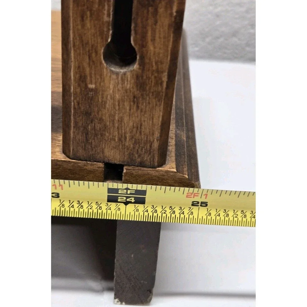Ethan Allen Heirloom Maple Nutmeg 24” Gallery Wall Shelf